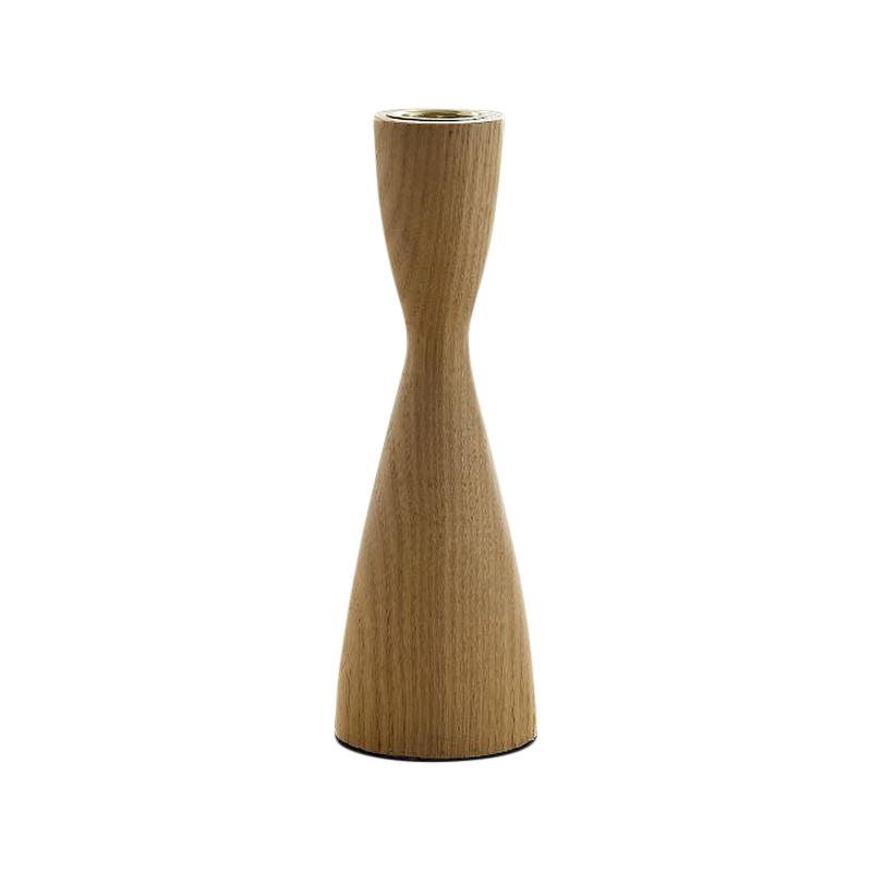 West Elm Tira Wood Taper Holder Light Ash Wood - Medium